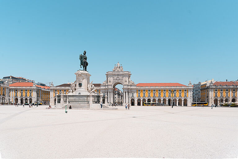 Praca do Comercio in Lissabon
