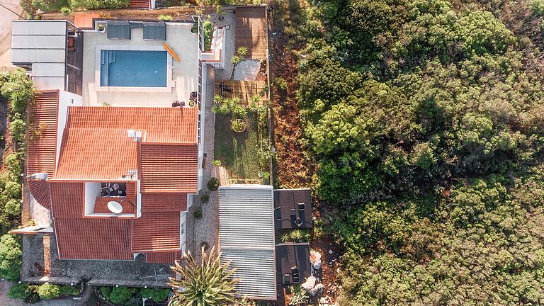 Surflodge Portugal von oben