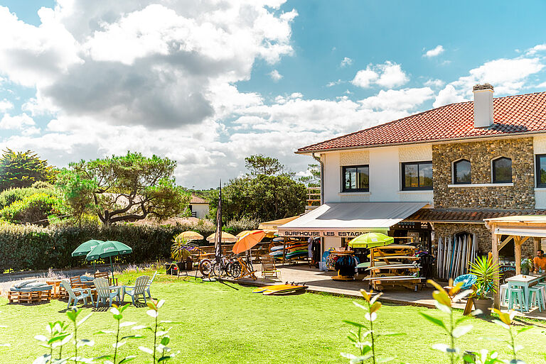 Der Garten vom Surfhouse Estagnots