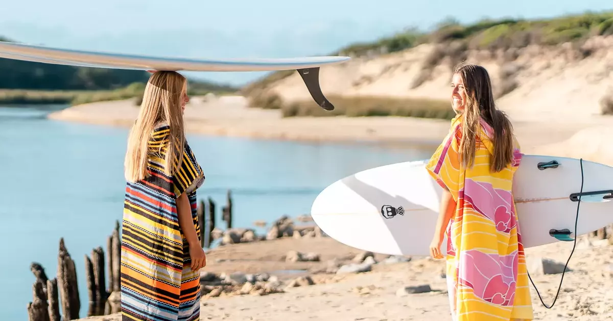 Treer Surf Poncho Mikrofaser - Schnelltrocknende Umziehhilfe Mit Kapuze