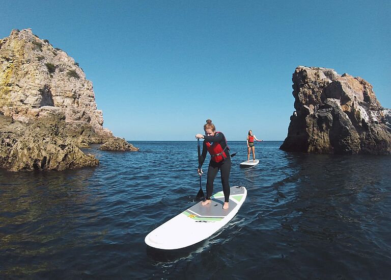 Sup Tour in der Algarve 1 Pure Surfcamp Algarve SUP Tour
