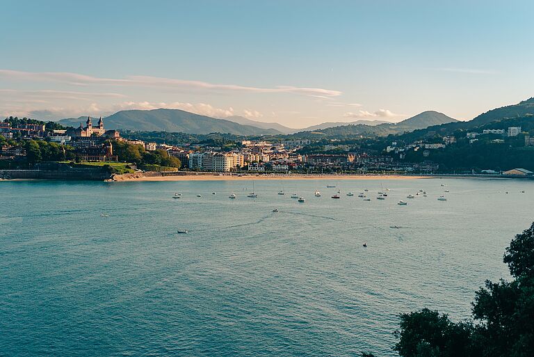 Der Hafen von San Sebastian