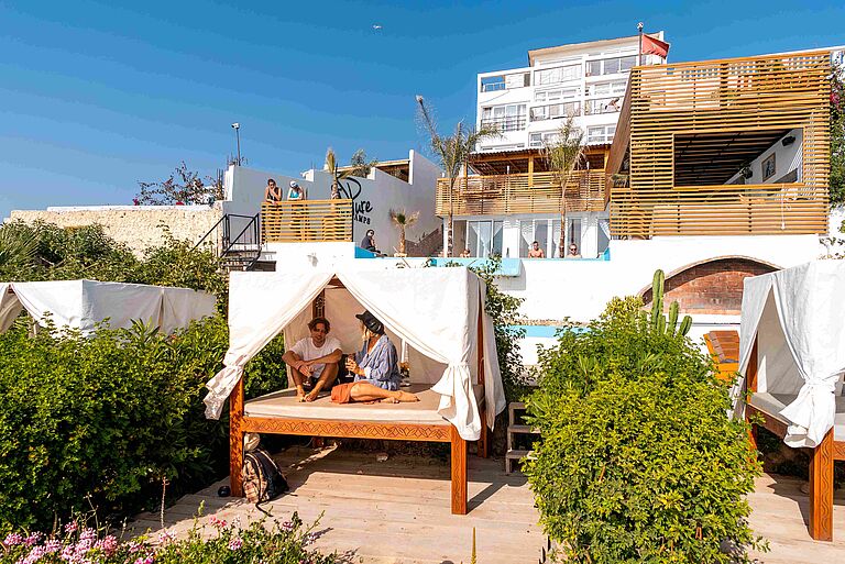 Liegewiesen im Beach Club