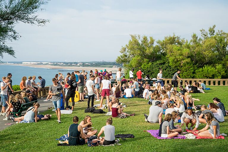 Tagsüber eine pause auf der Wiese Pure Surfcamps