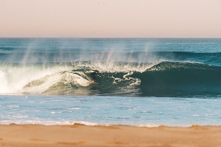 Puresurfcamps surfen in Hossegor schaut of so aus
