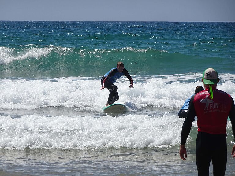 surfen lernen amado Beach Pure Surfcamp Surfurlaub in der Algarve