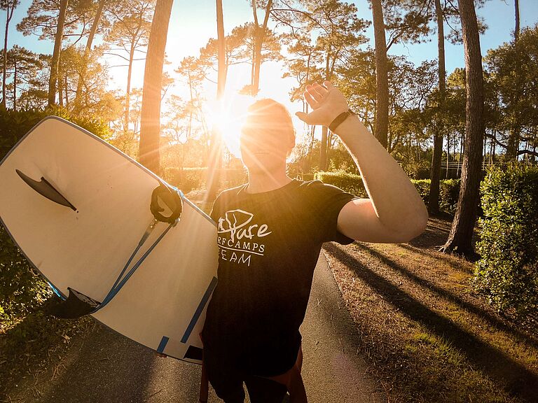 Go Pro shot in MOlle Surf stoke
