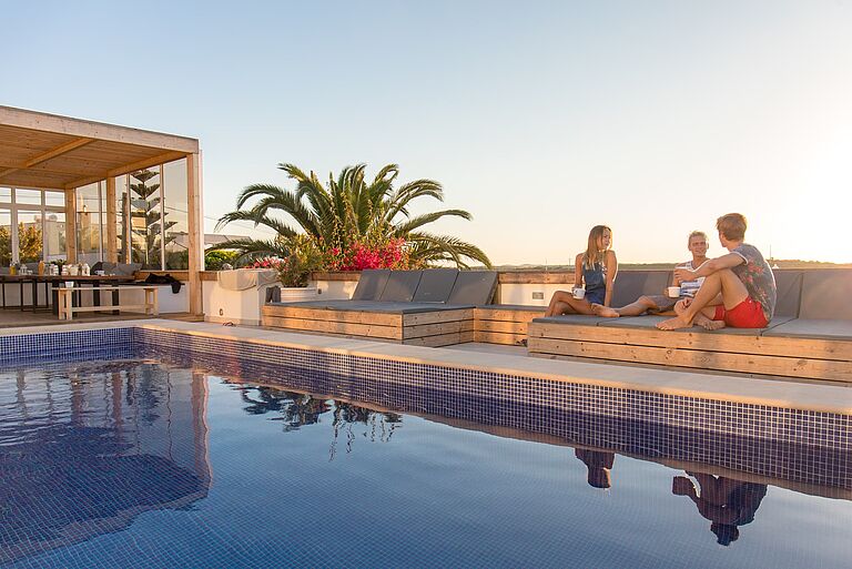 poolarea zum chillen Portugal Lodge