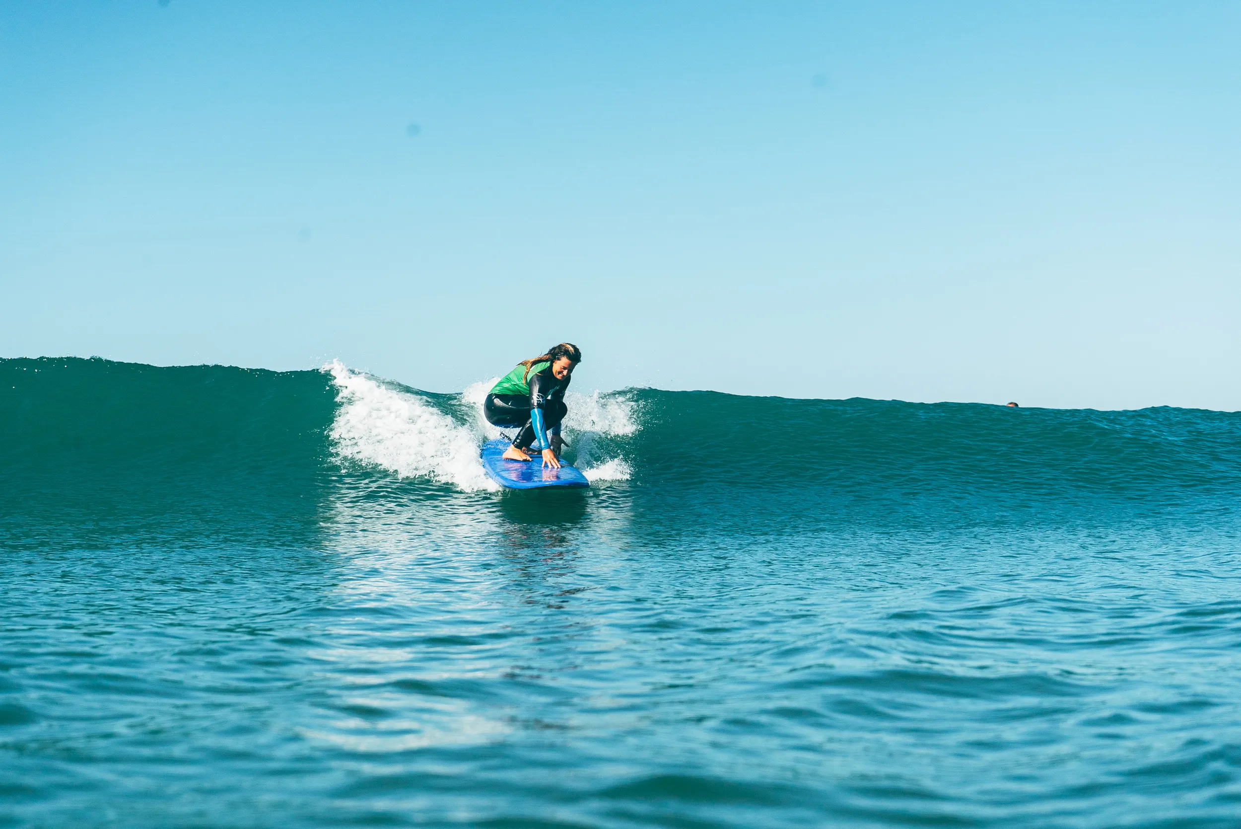 Gruene Welle surfen